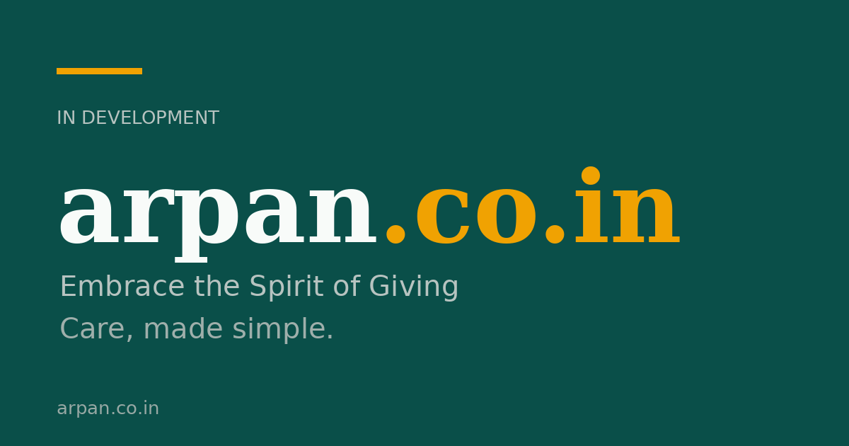 Link preview image for arpan.co.in